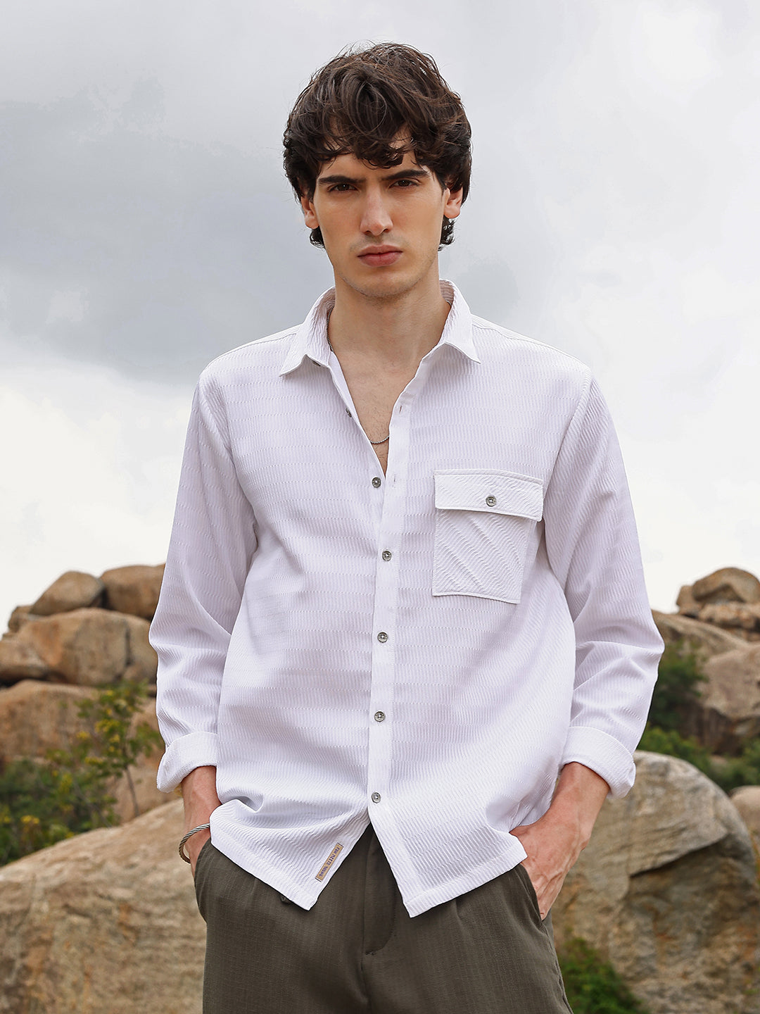 Utility Textured Shirt