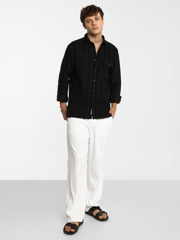 Multitrack-Striped Shirt