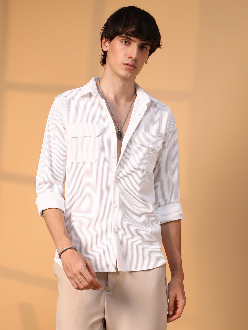 Ribbed Utility Shirt