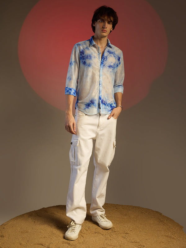 Tie-Dye Textured Shirt