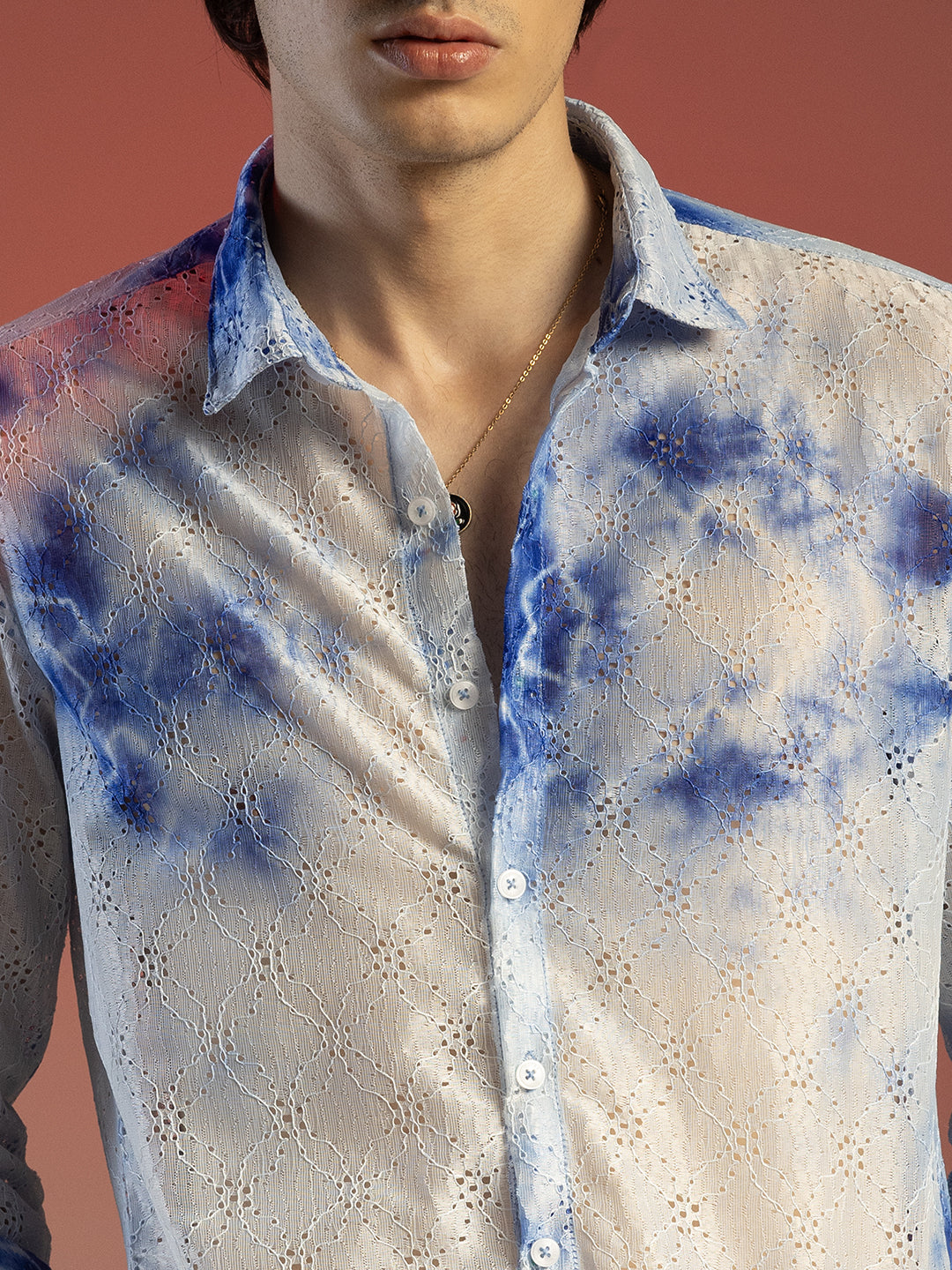 Tie-Dye Textured Shirt