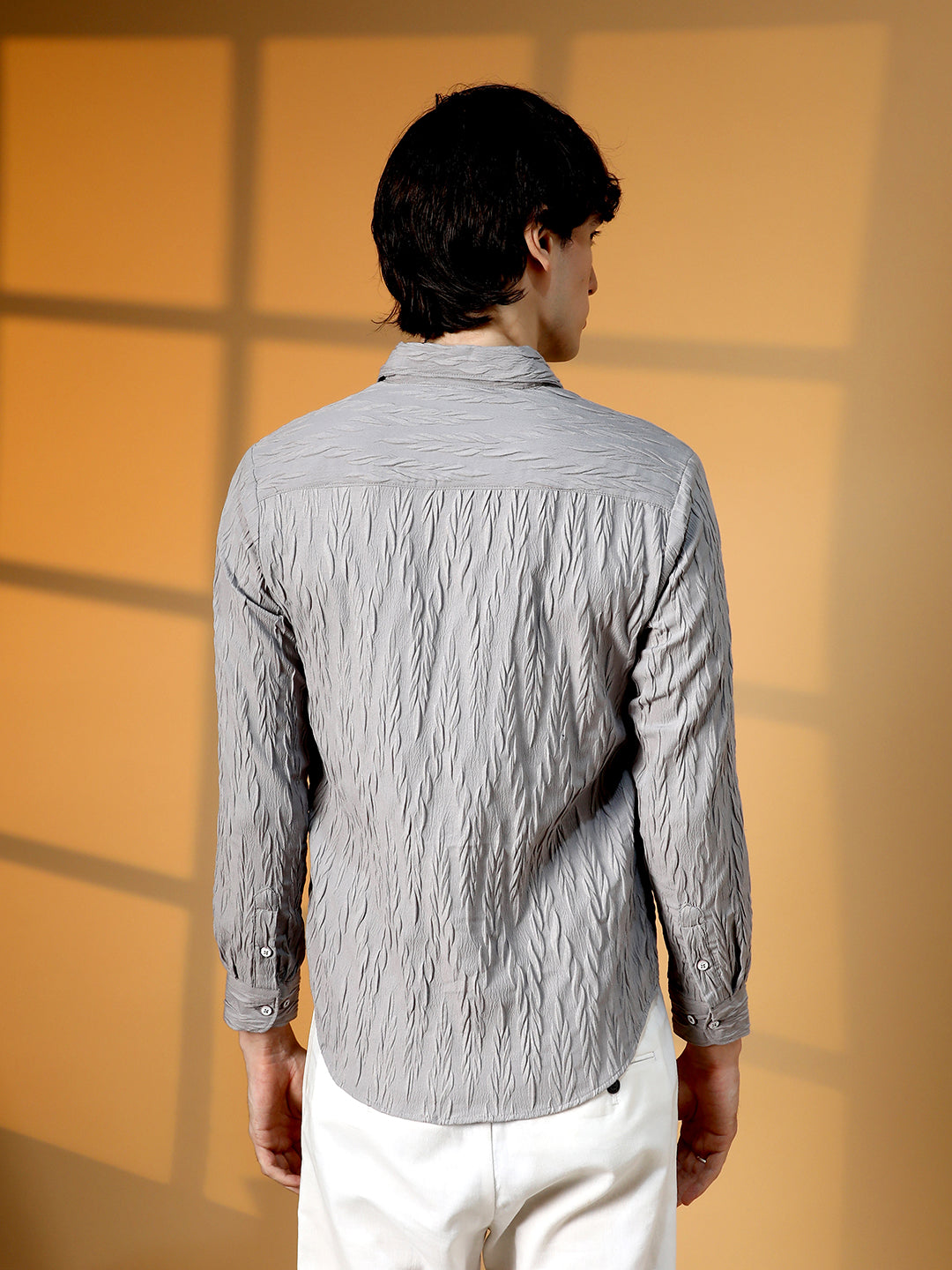 Grain-Textured Shirt