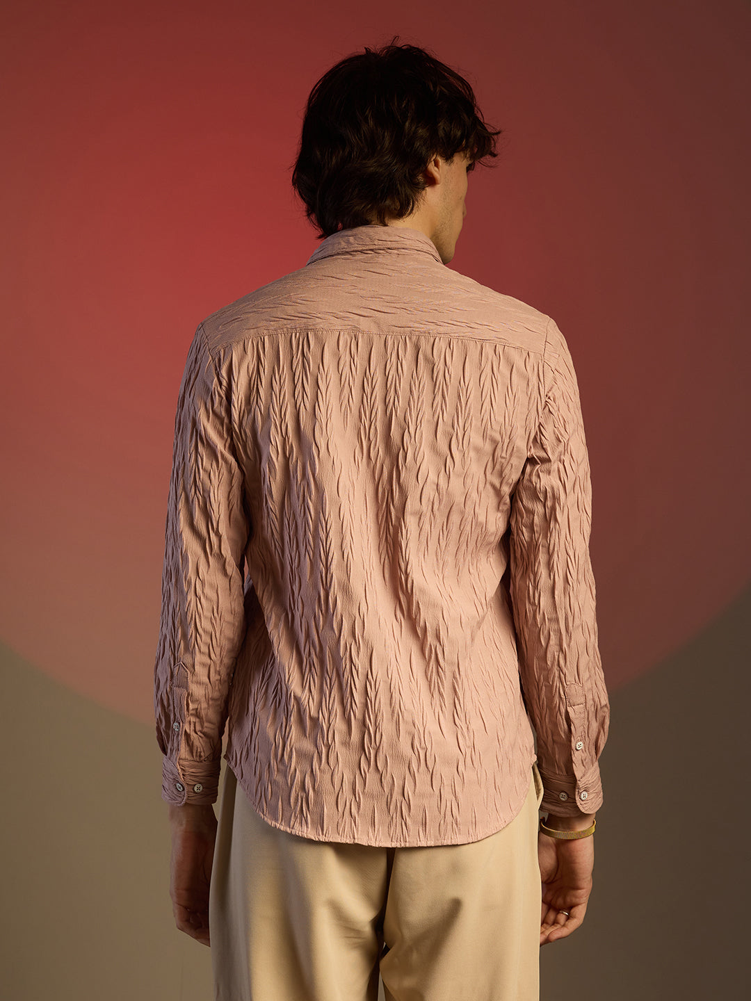 Grain-Textured Shirt