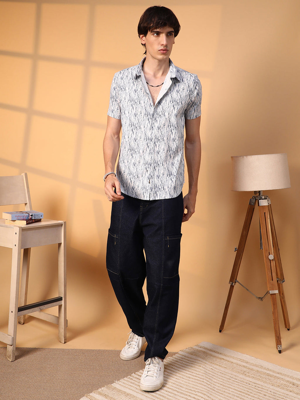 Contrast Grazed Shirt