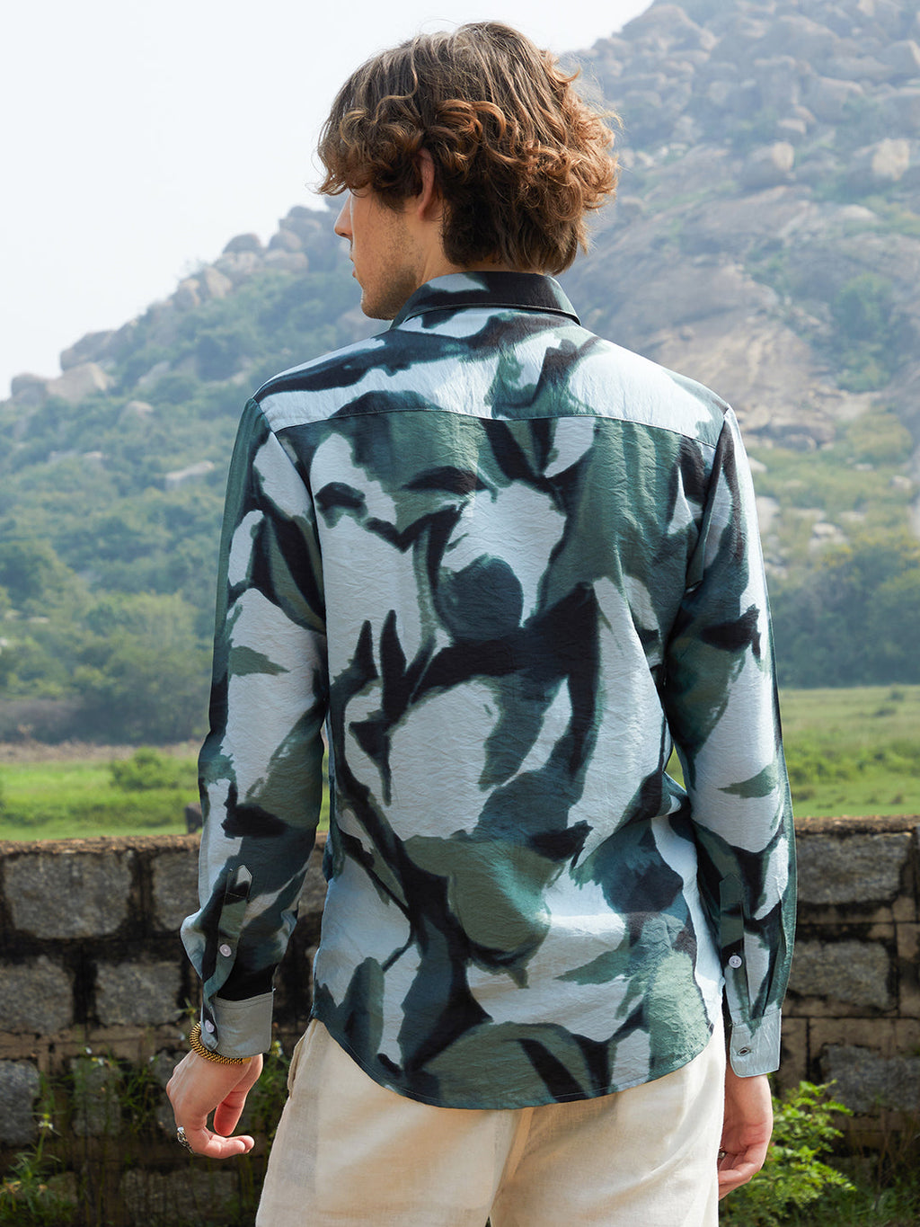 Dark-Base Abstract Shirt
