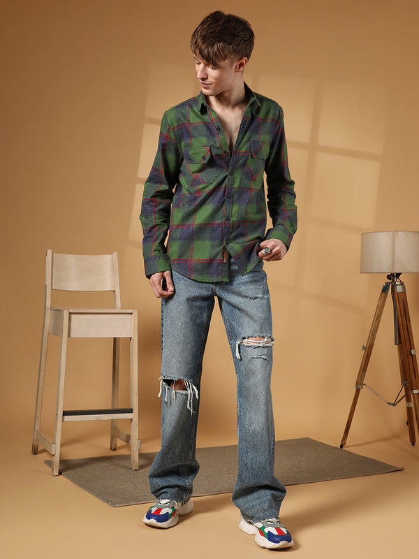 Buffalo Check Utility Shirt