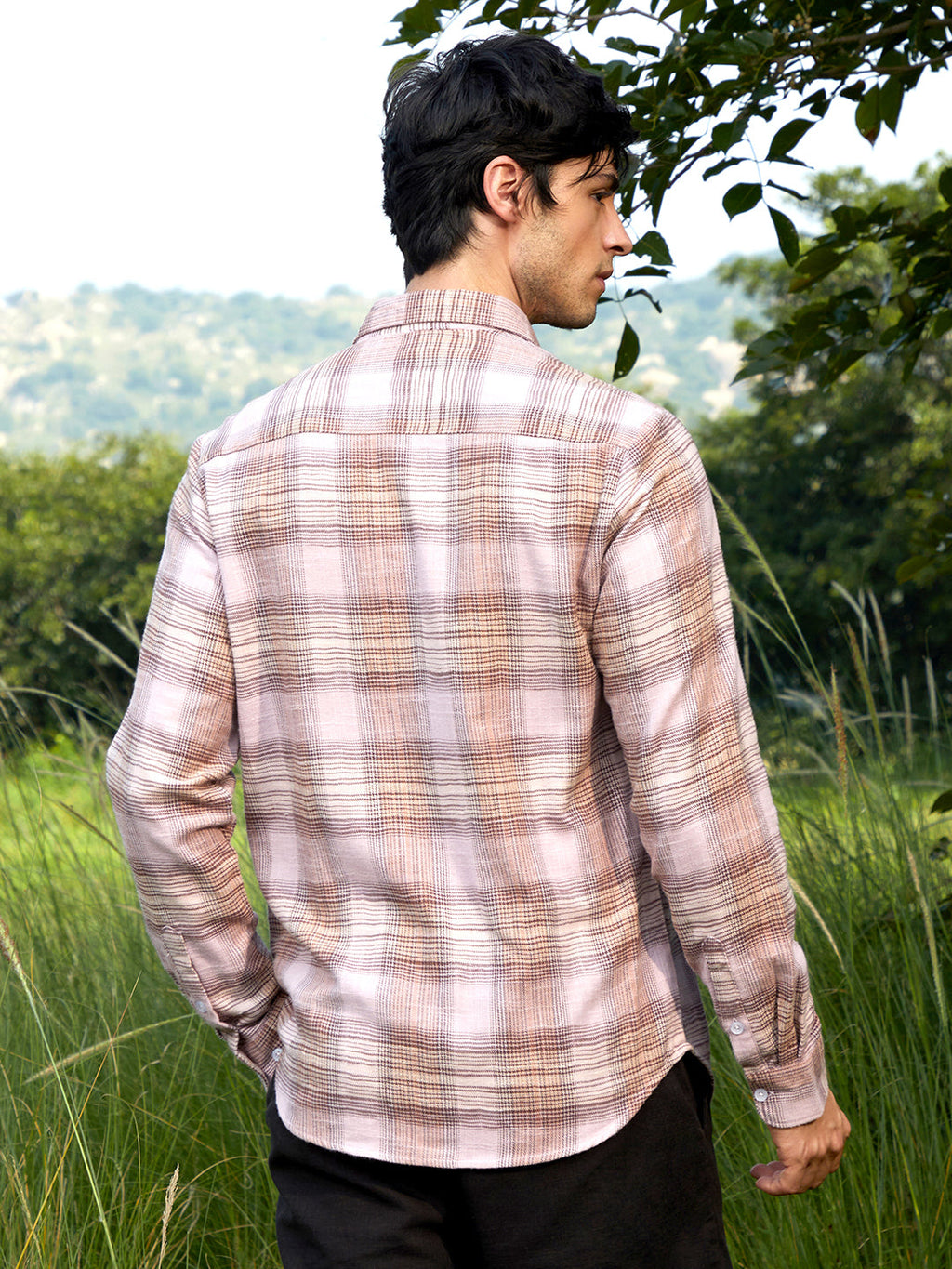 Vignette Buffalo-Check Flannel Shirt