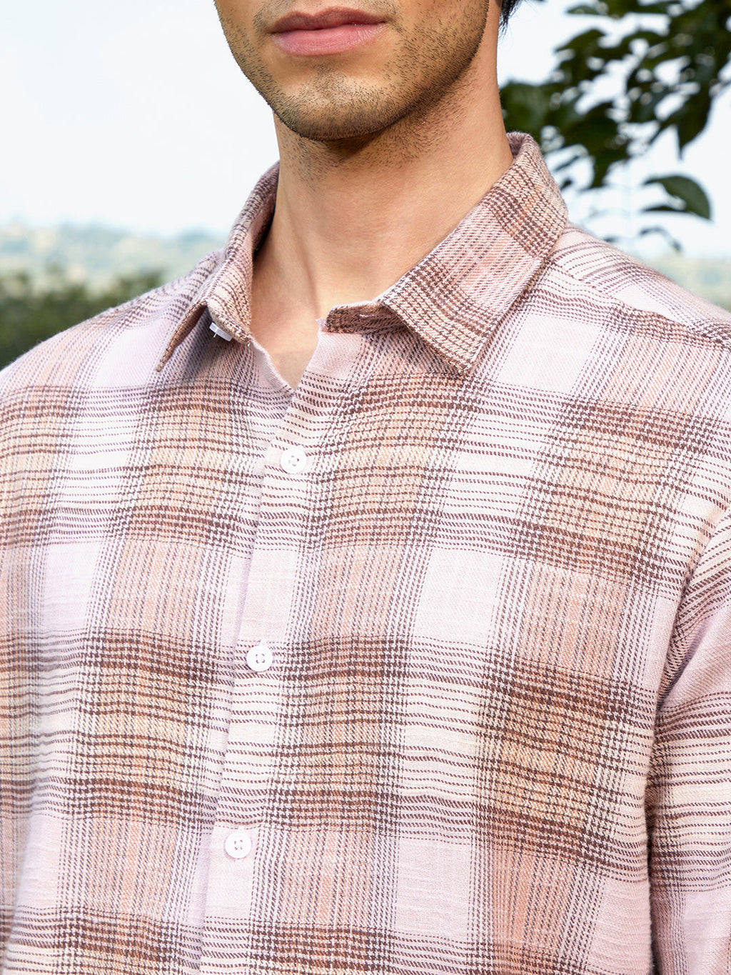 Vignette Buffalo-Check Flannel Shirt