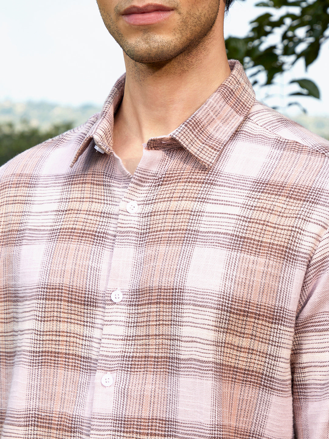 Vignette Buffalo-Check Flannel Shirt