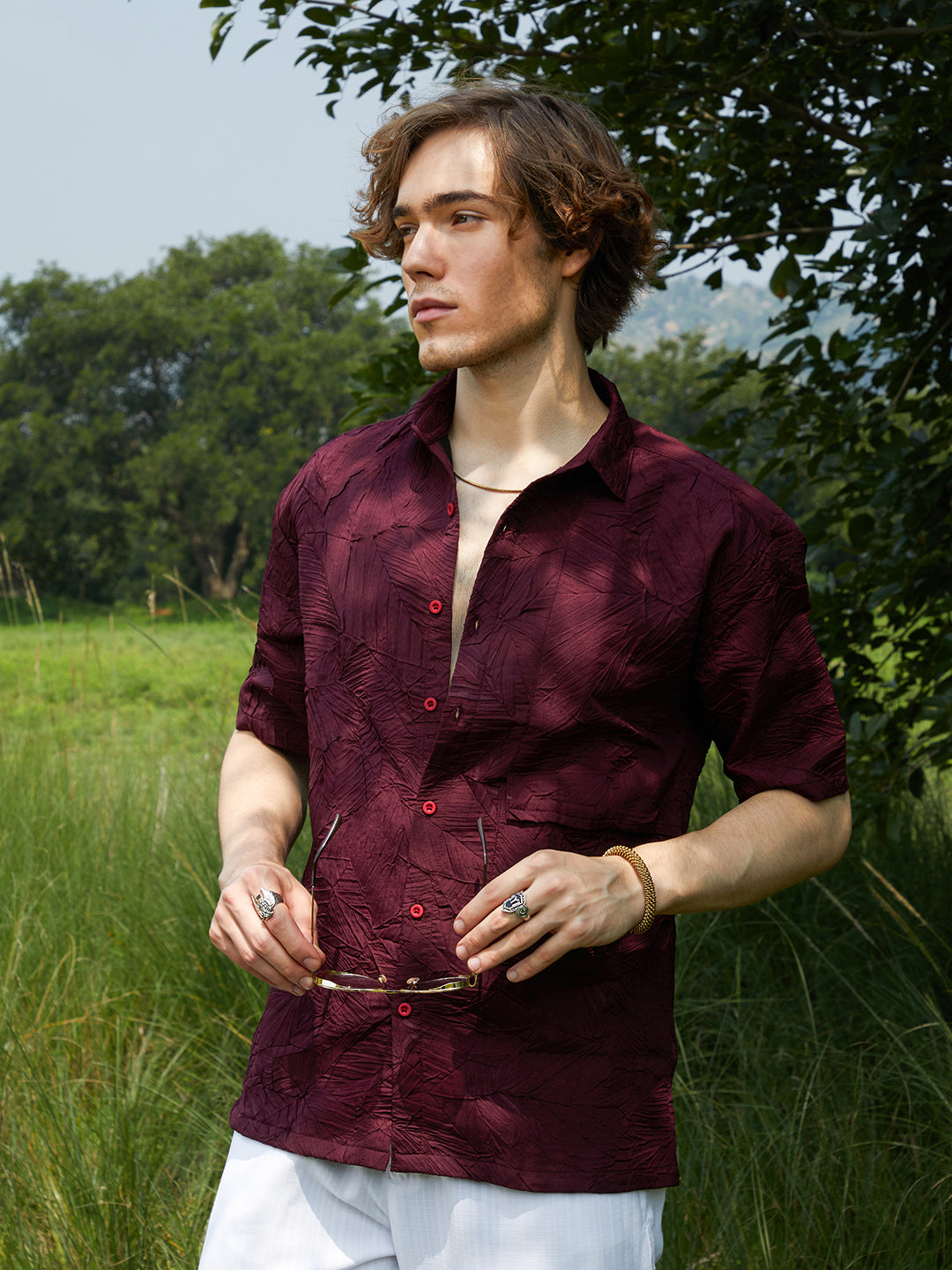 Foliage-Tactile Shirt