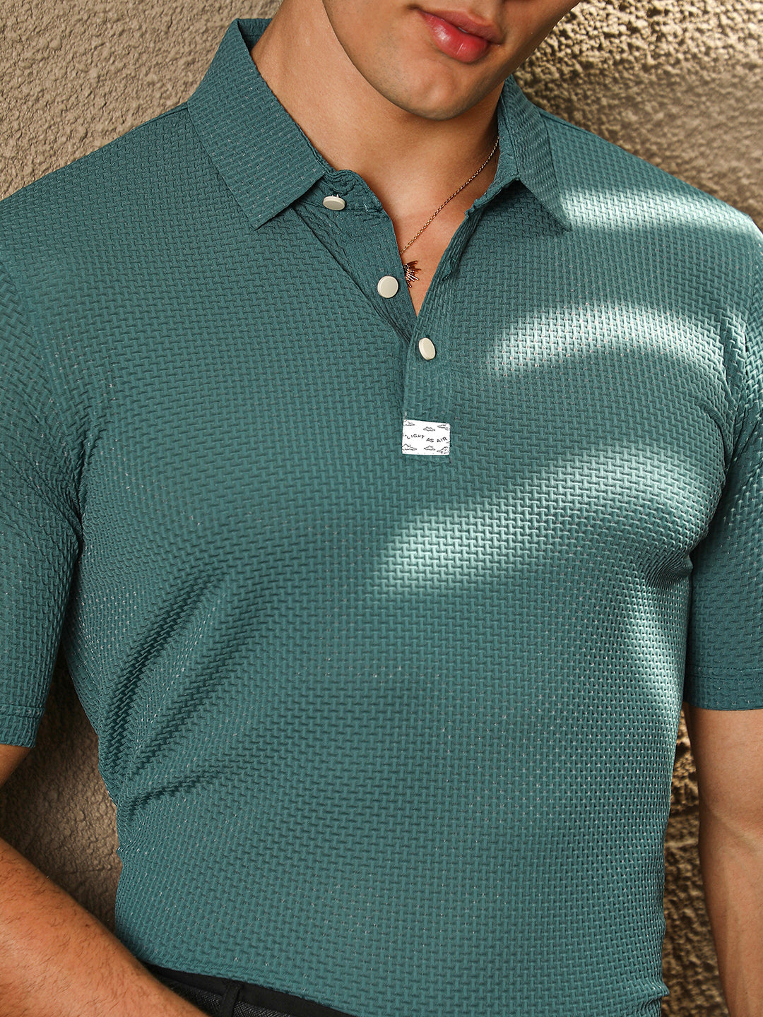 Warp-Tactile Polo T-Shirt