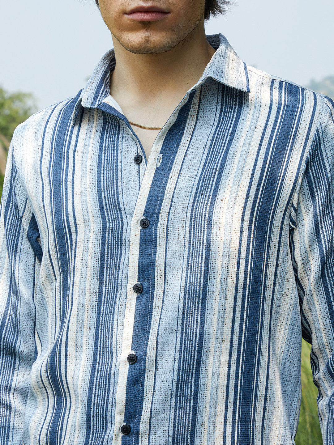 Multitrack-Striped Shirt