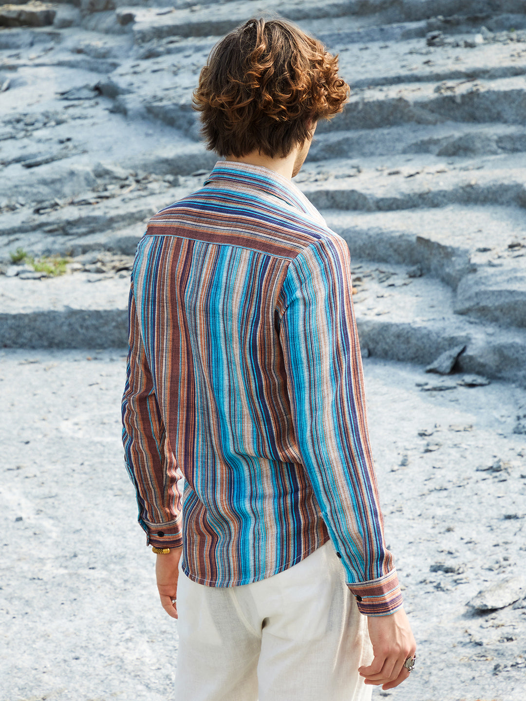 Multitrack-Striped Shirt