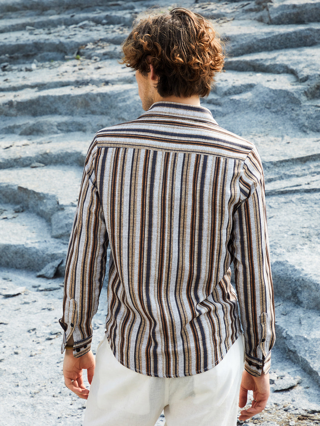 Multitrack-Striped Shirt