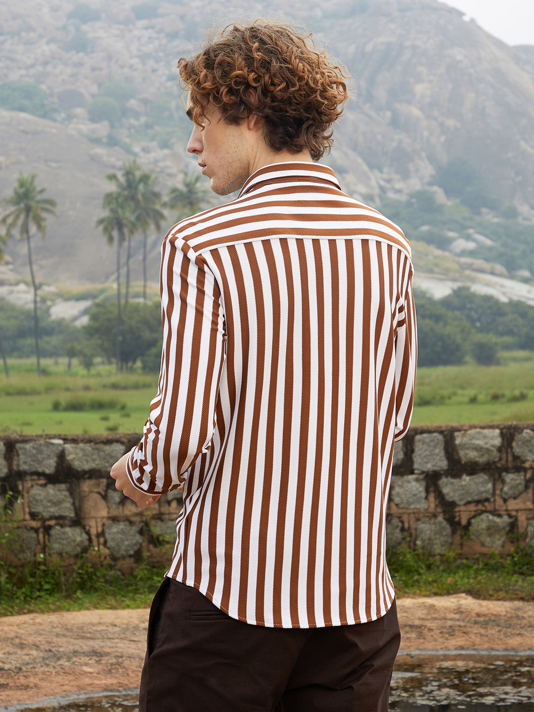 Nautical-Stripe Utility Shirt