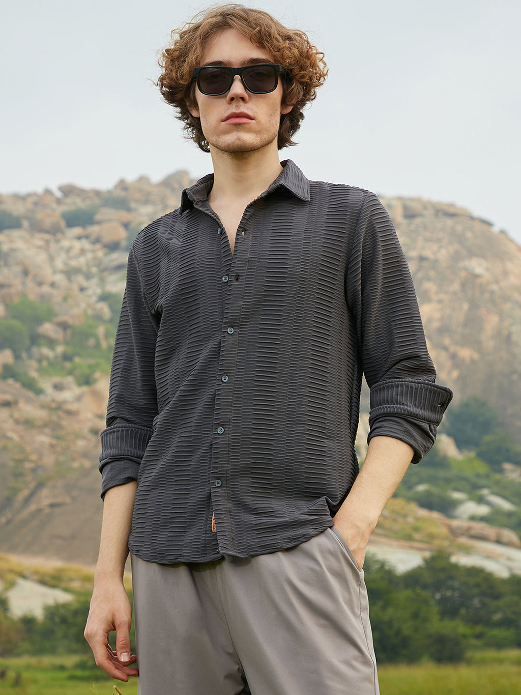 Flatten-Ruched Shirt