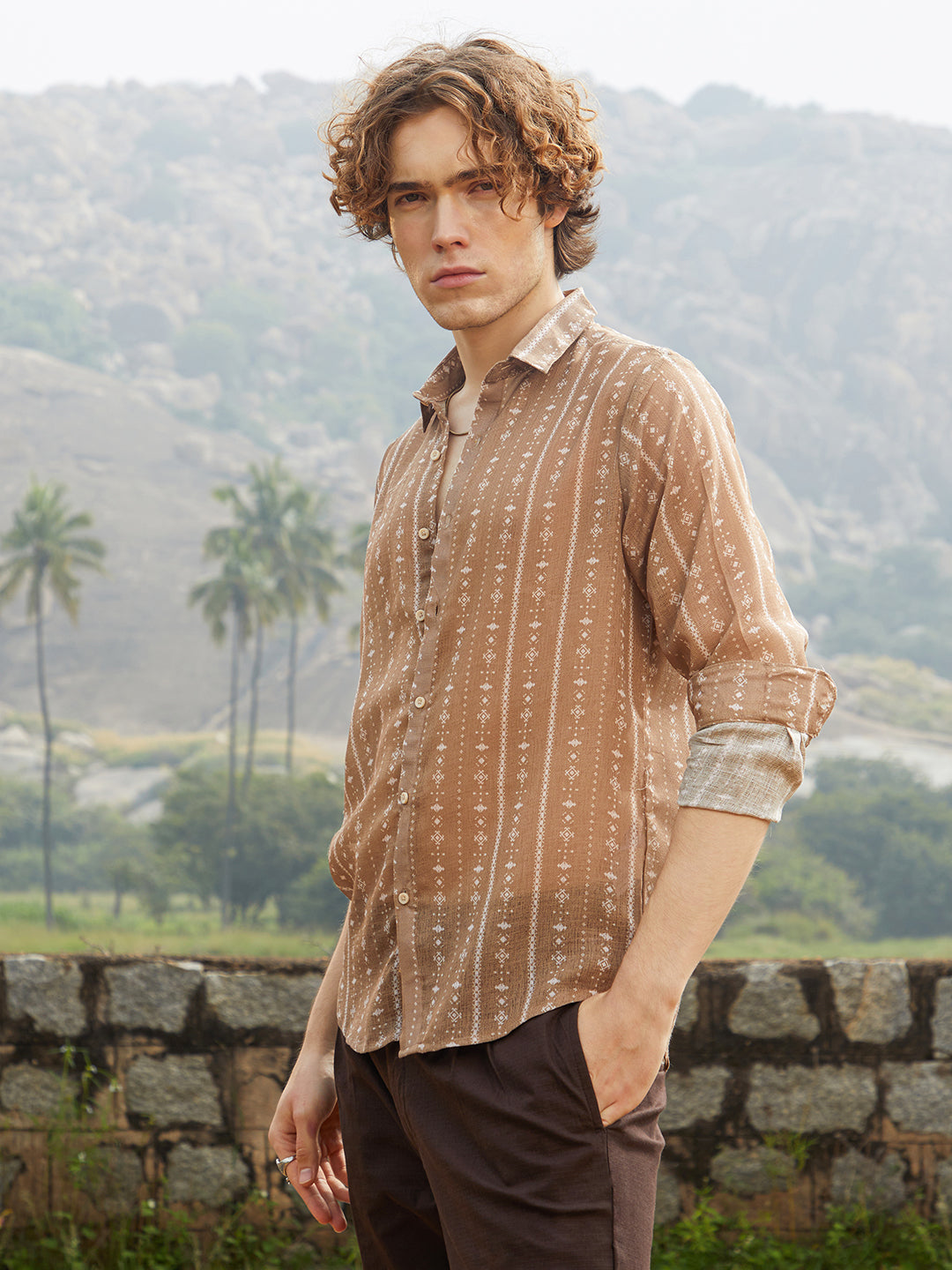 Ethnic Imprint Shirt