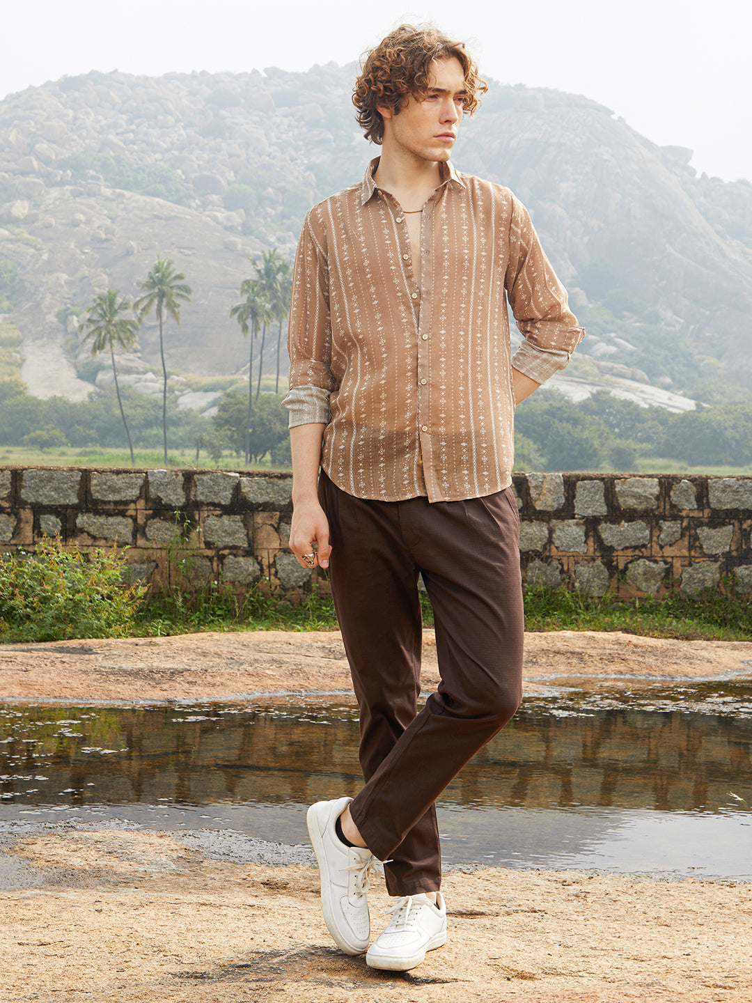 Ethnic Imprint Shirt