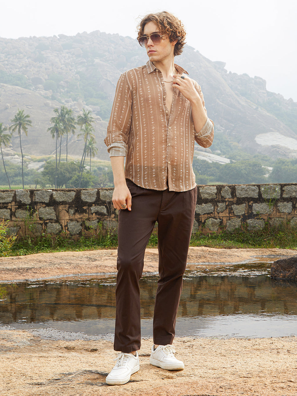 Ethnic Imprint Shirt