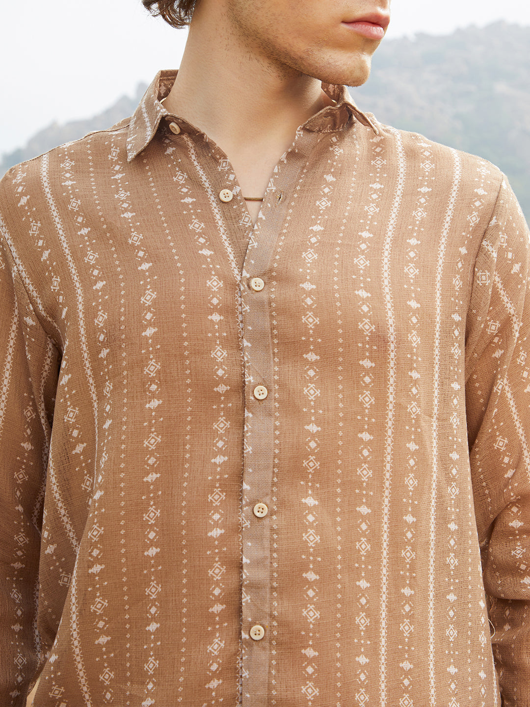 Ethnic Imprint Shirt