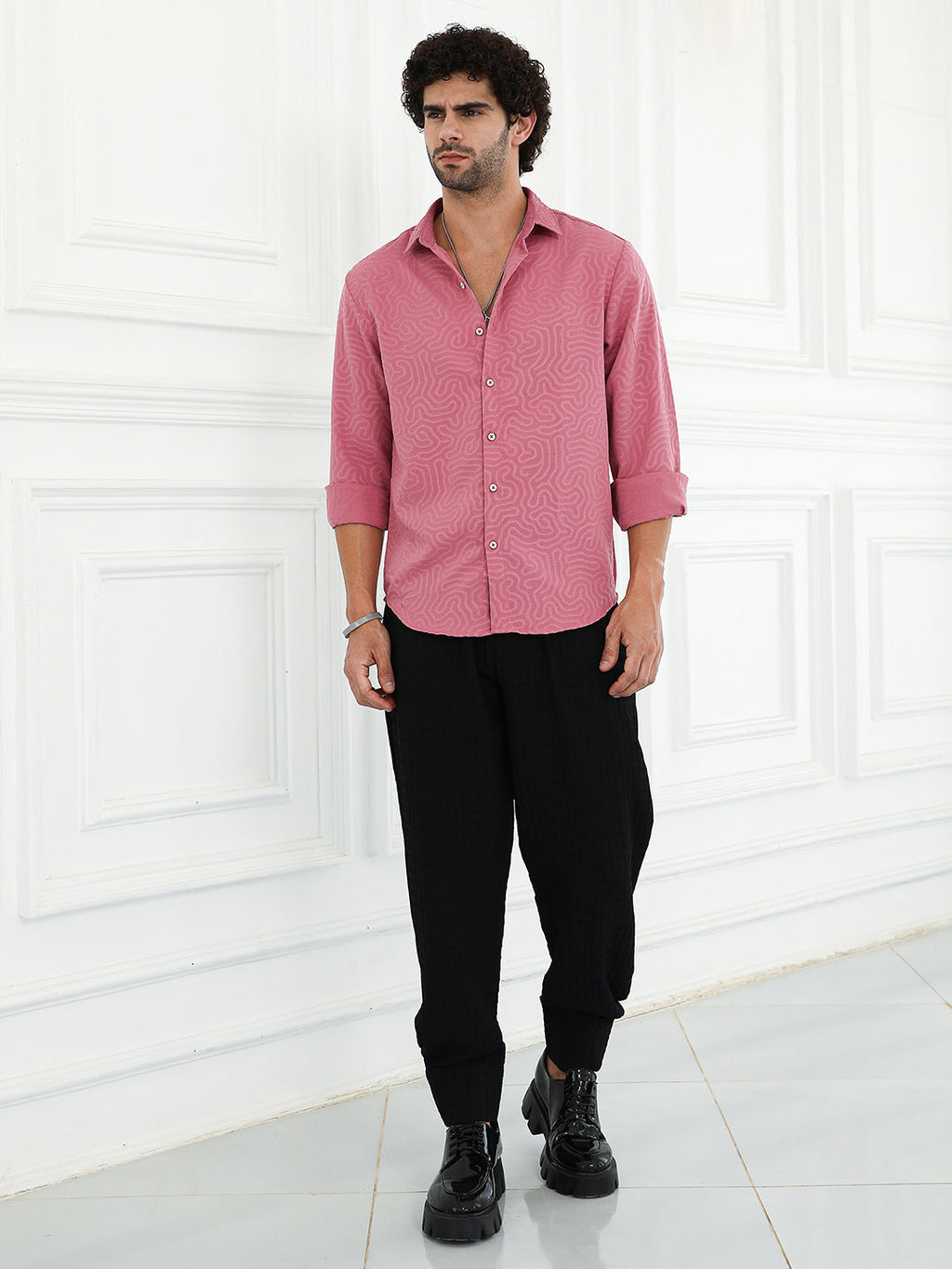 Doodle-Tactile Regular Shirt