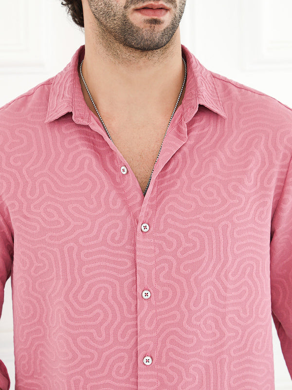 Doodle-Tactile Regular Shirt