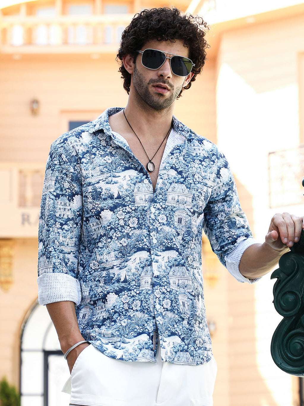 Victorian-Landscape Tactile Shirt