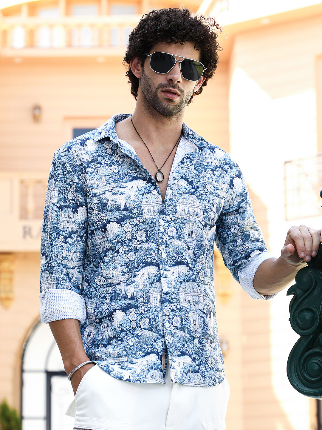 Victorian-Landscape Tactile Shirt