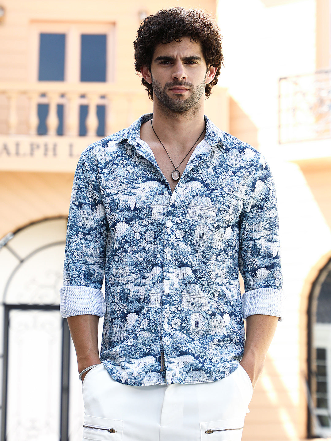 Victorian-Landscape Tactile Shirt