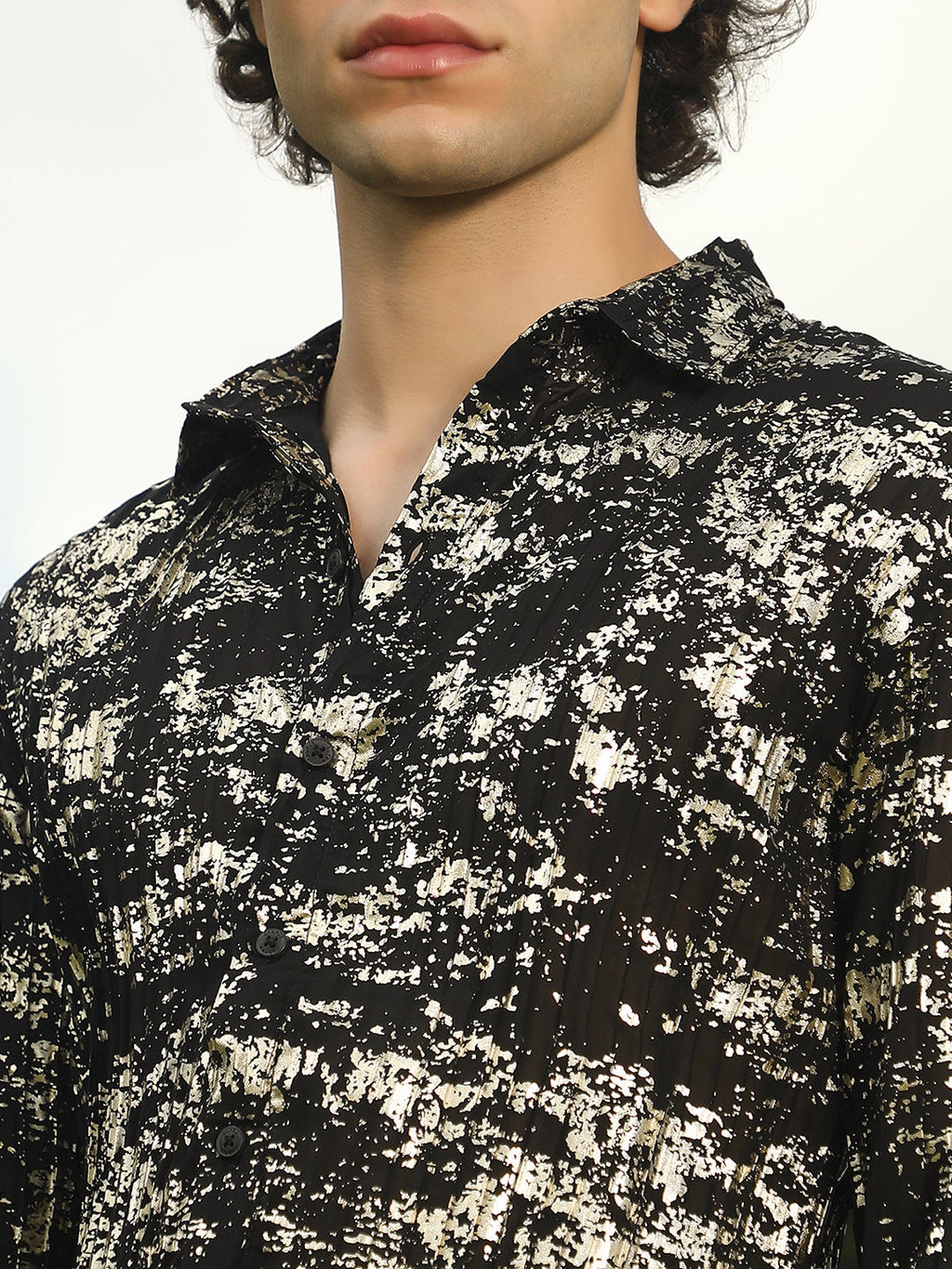 Textured Foil Shirt