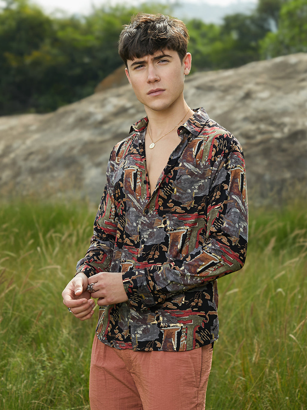 Impressionistic Foliage Shirt