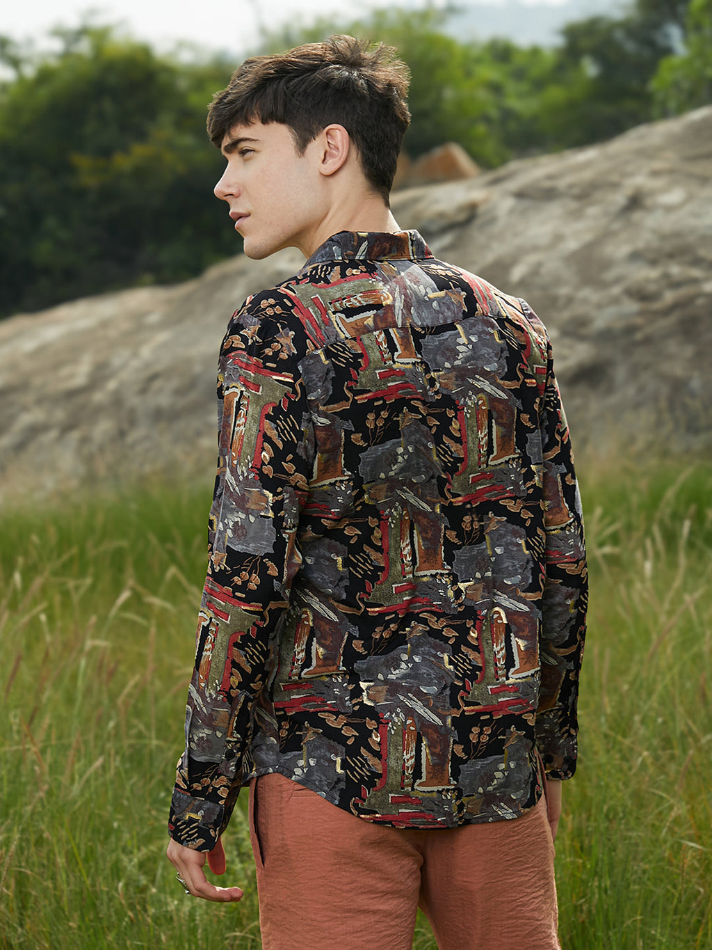 Impressionistic Foliage Shirt