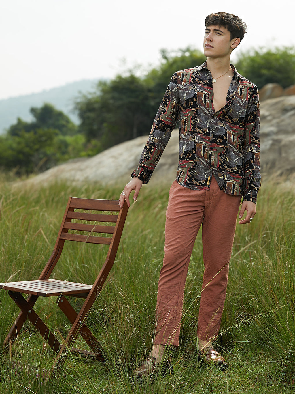 Impressionistic Foliage Shirt