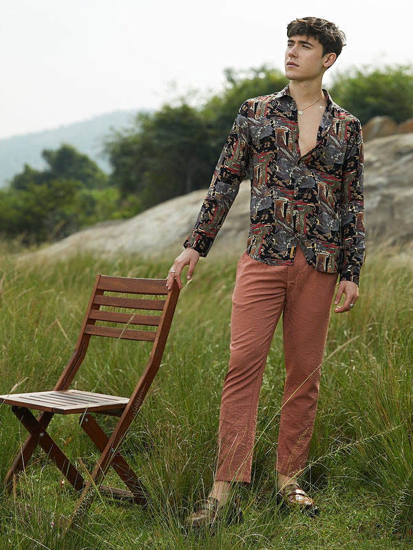 Impressionistic Foliage Shirt