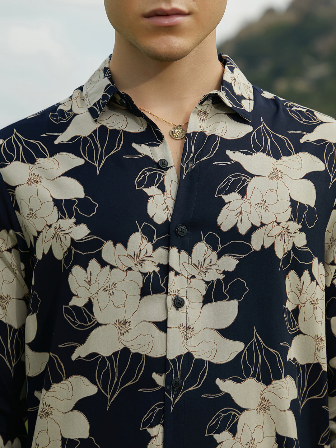 Botanical Imprint Shirt