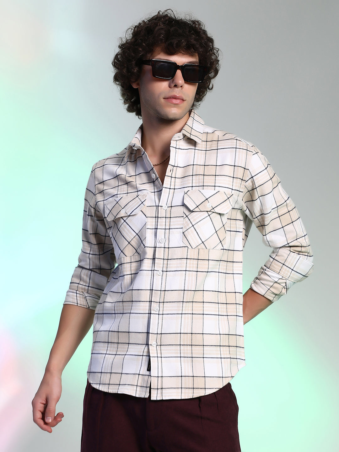 Checkered Utility Shirt