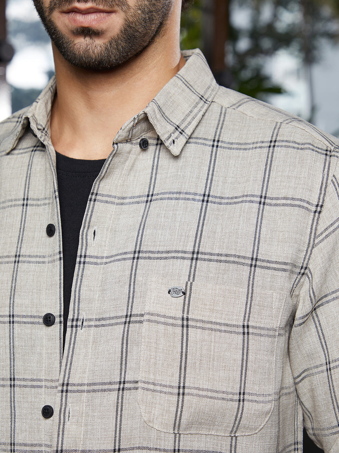 BiGraph-Check Shirt