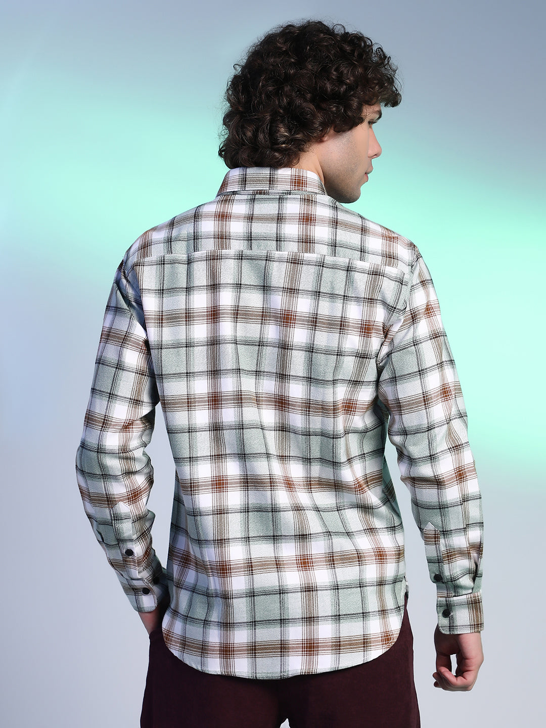 Faded-Checkered Shirt