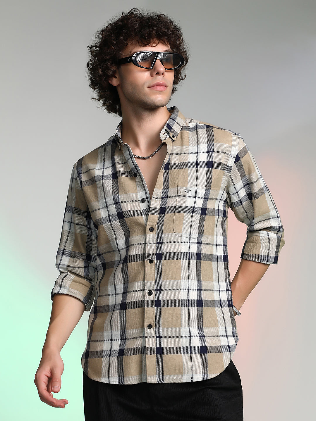 Shadow-Checkered Shirt