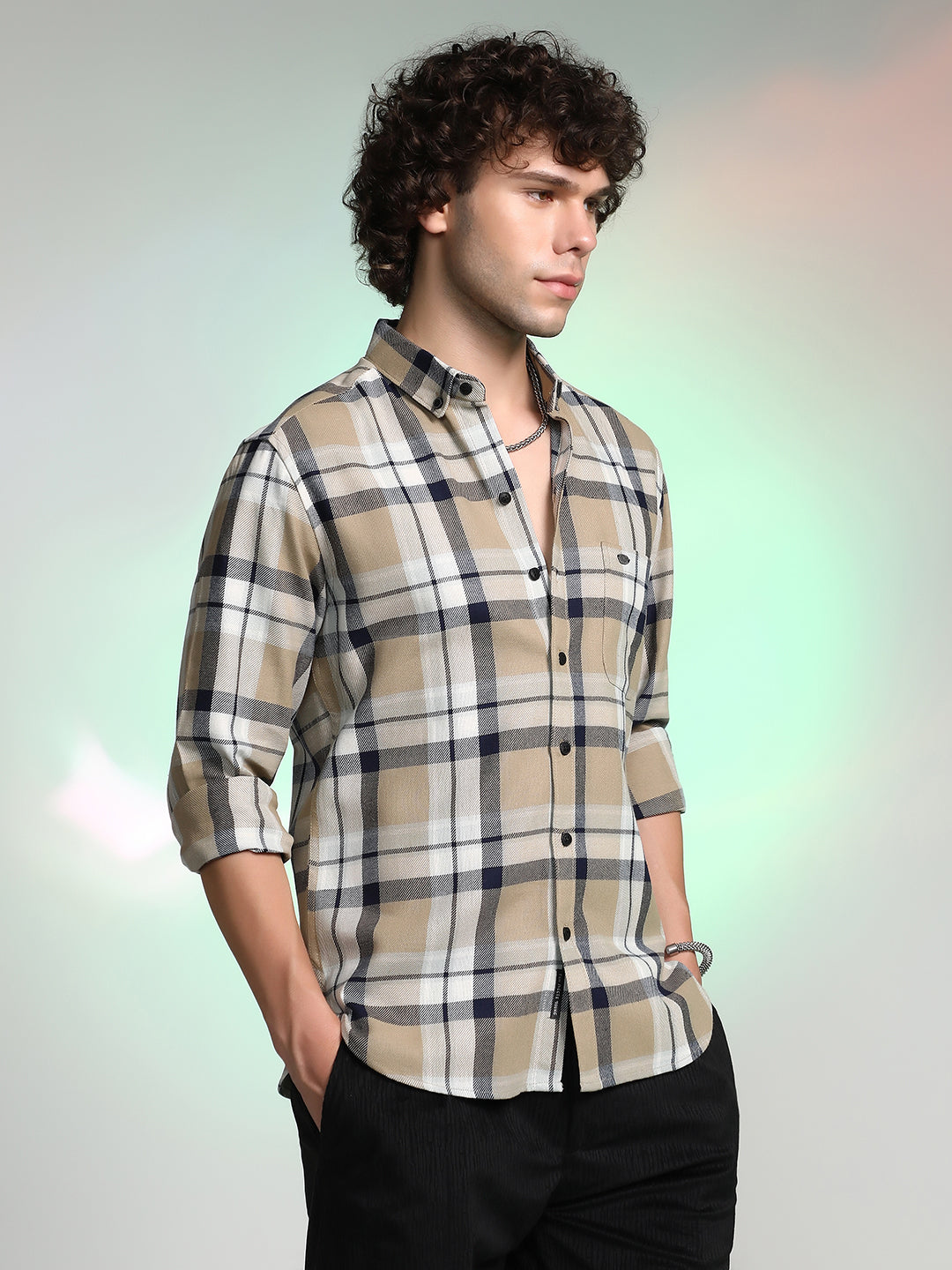 Shadow-Checkered Shirt