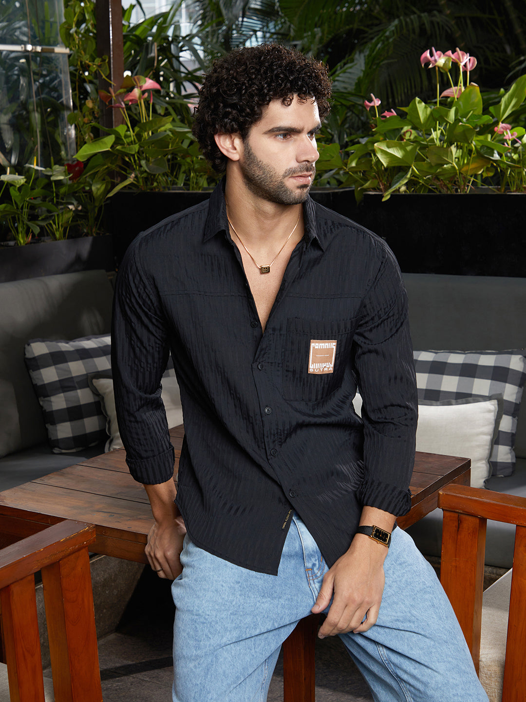 Panelled -Tactile Shirt