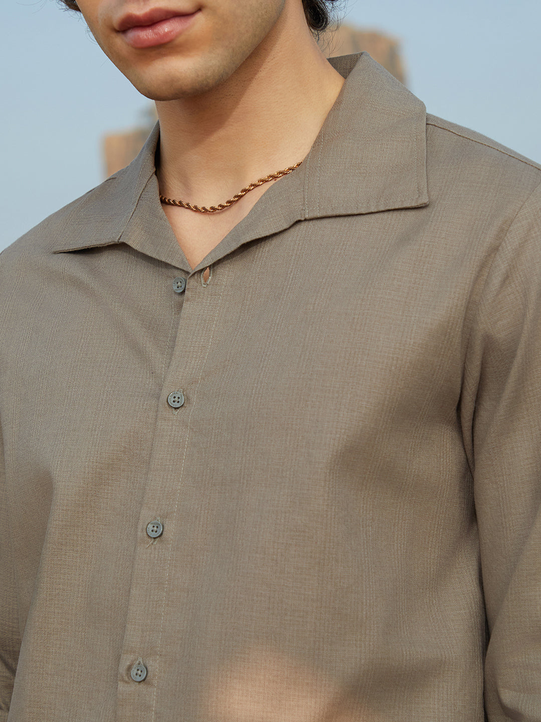 Woven-Lined Shirt