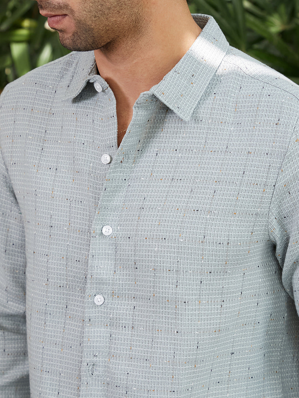 Ditsy Grid Shirt