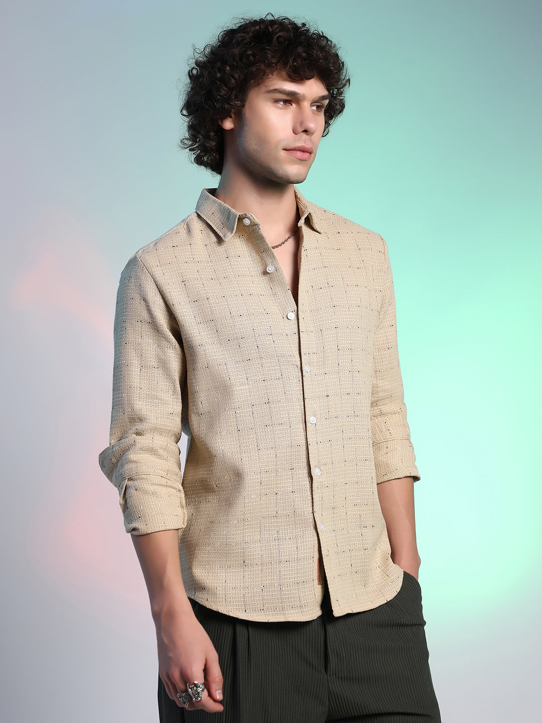 Ditsy Grid Shirt