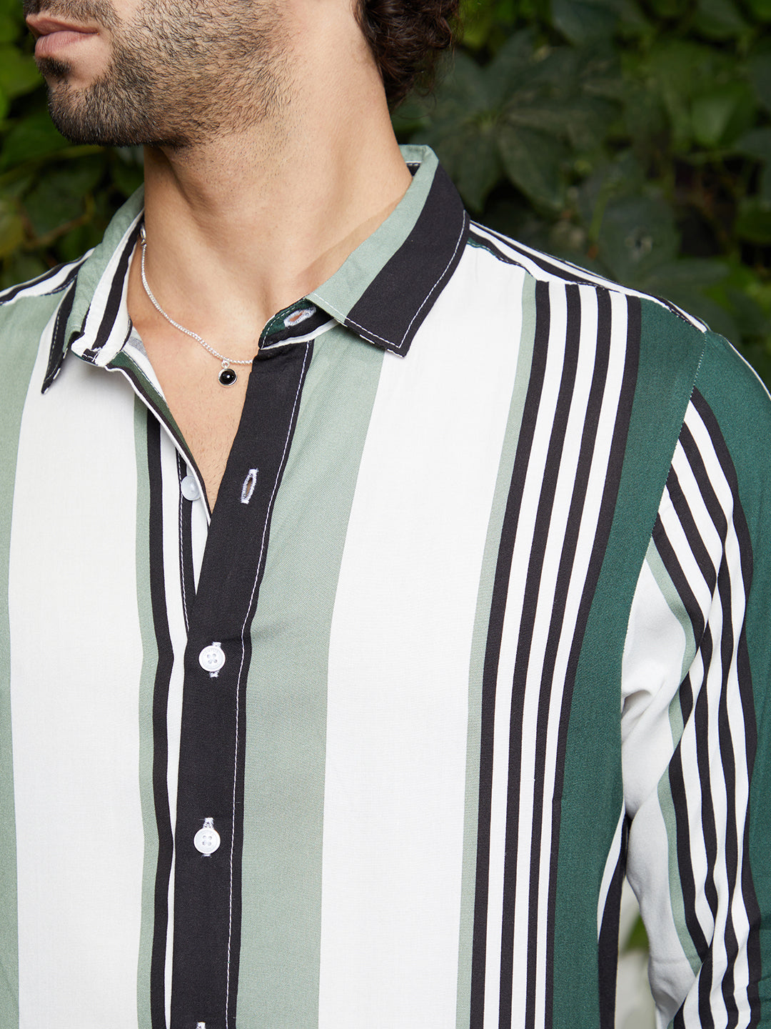 Multitrack-Striped Shirt