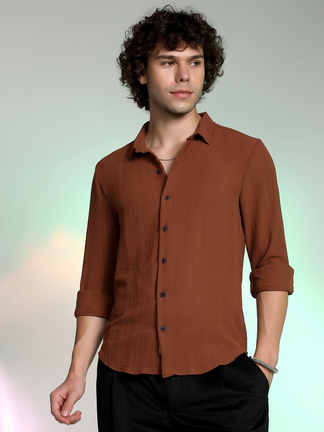 Woven-Lined Shirt