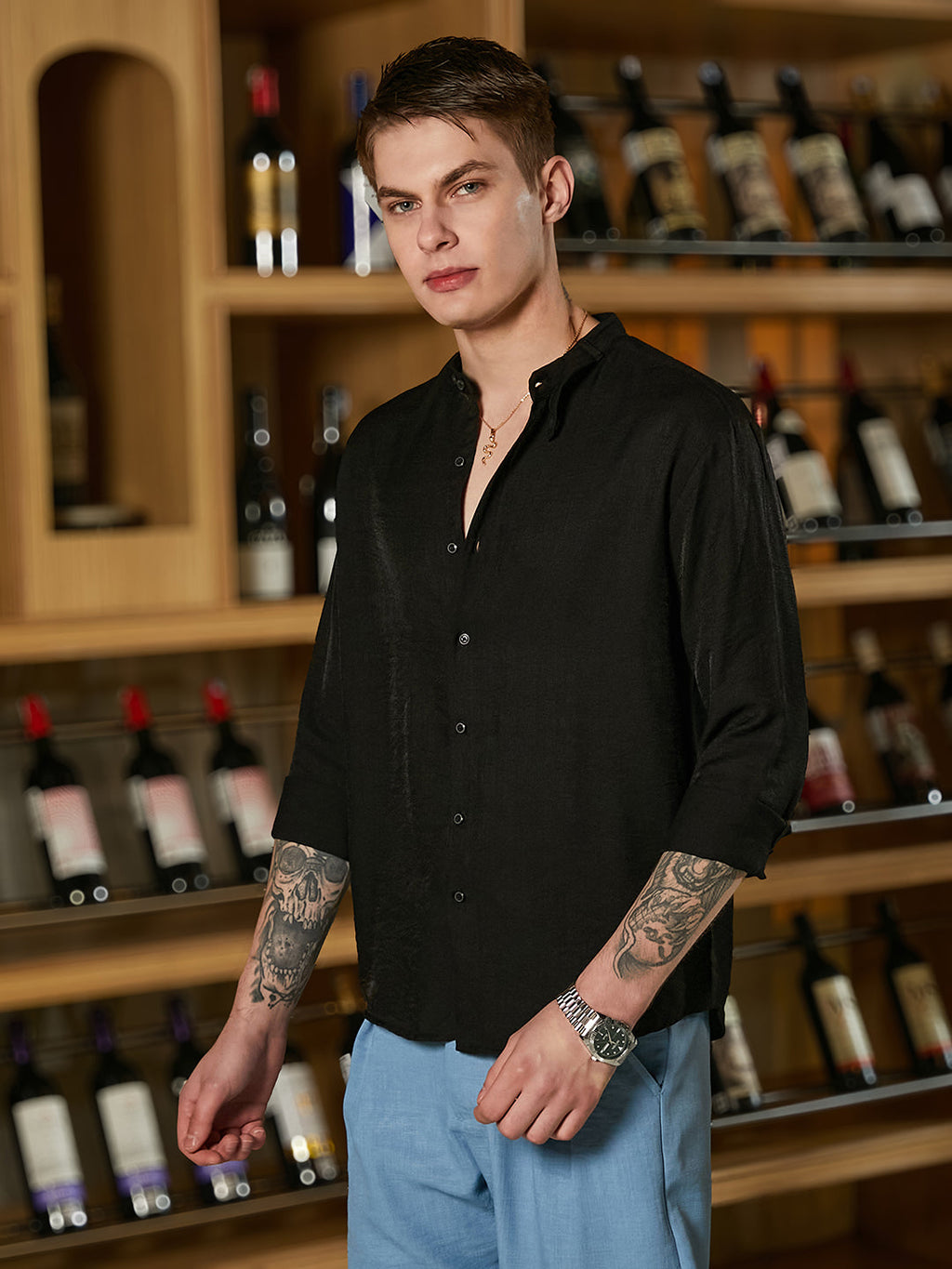 Breezy Mandarin Shirt