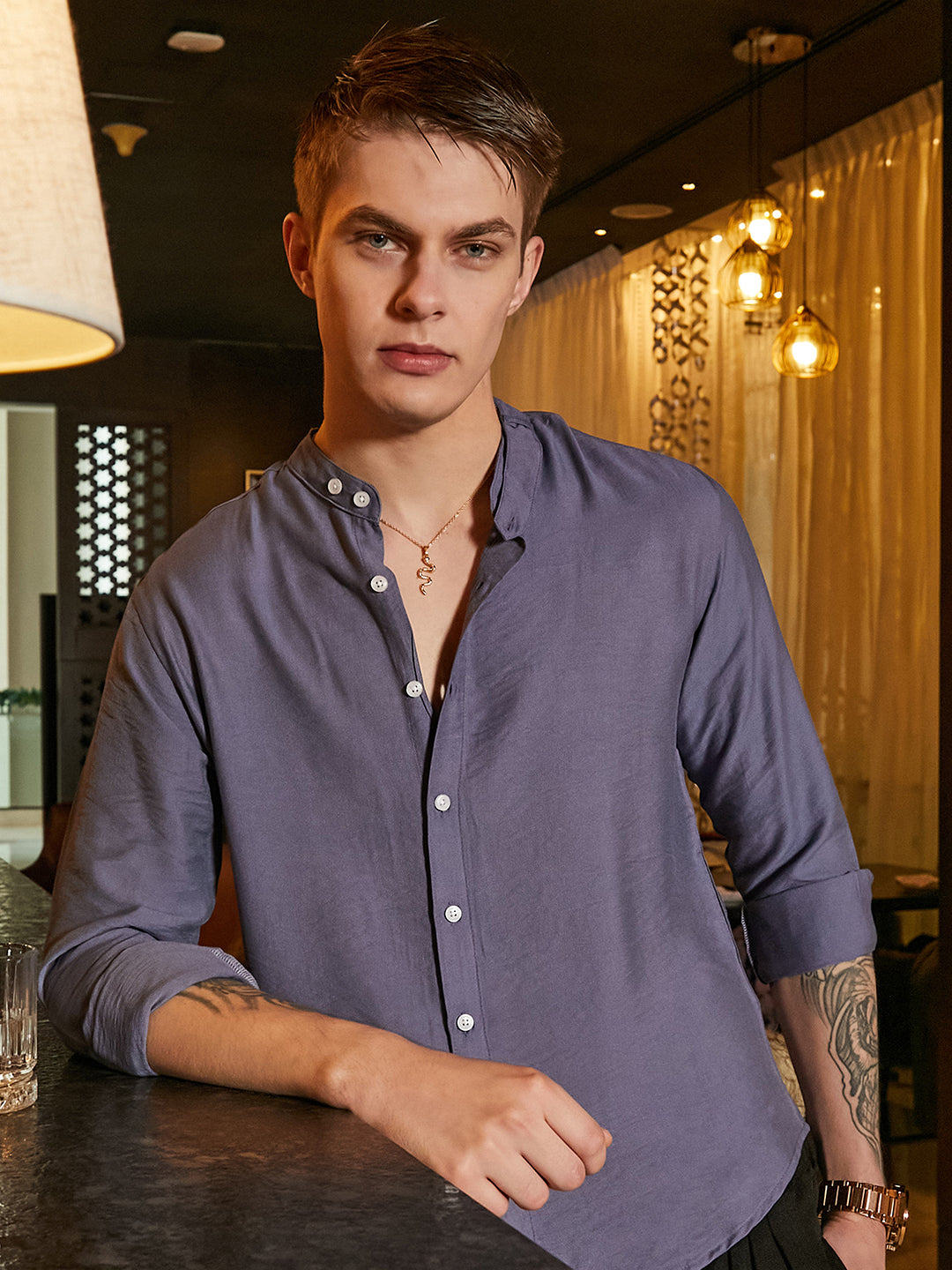 Breezy Mandarin Shirt