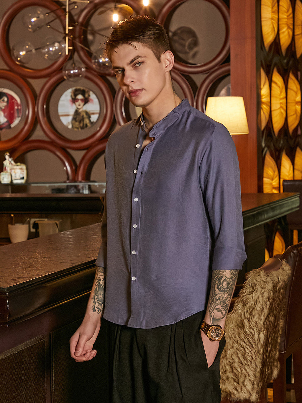 Breezy Mandarin Shirt