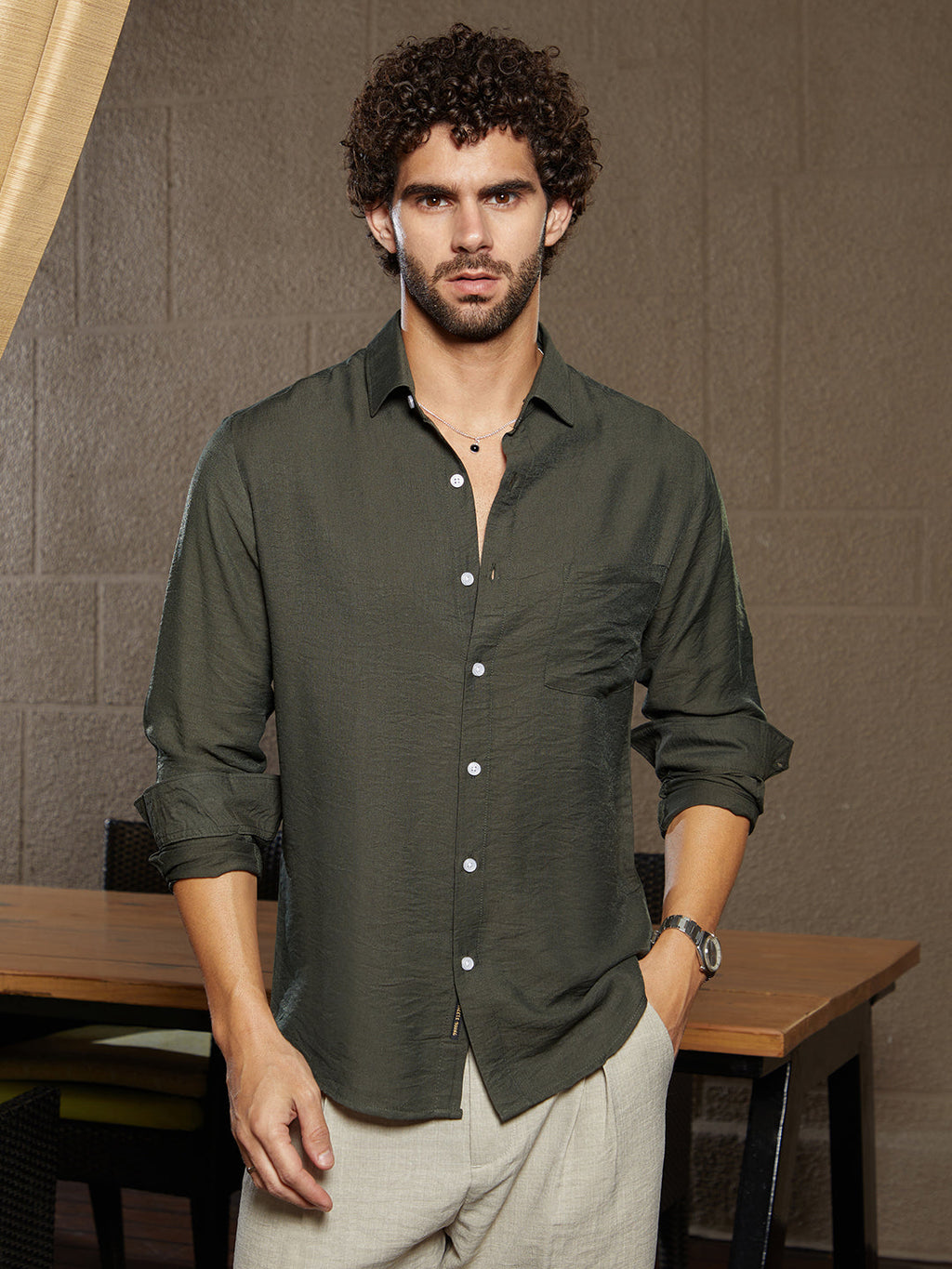 Breezy Wrinked Relaxed Shirt